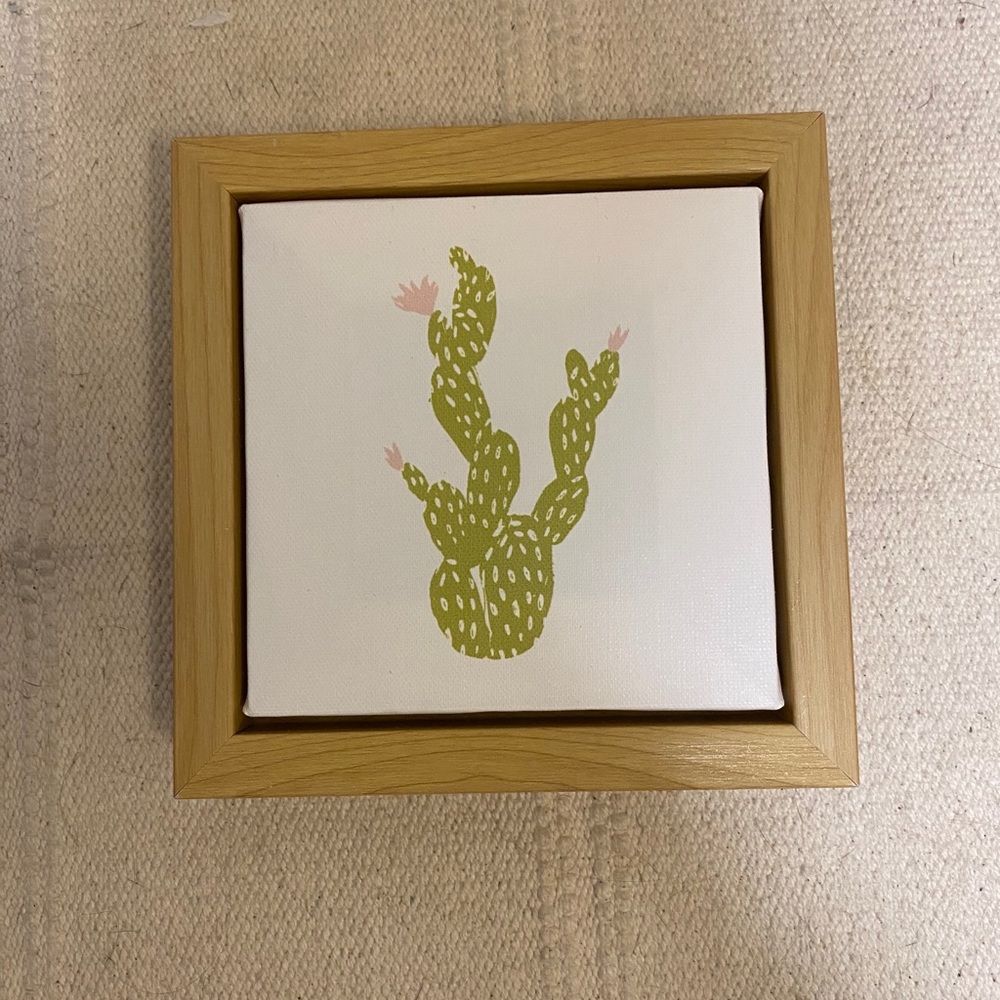 6x6 inch Cactus Decor